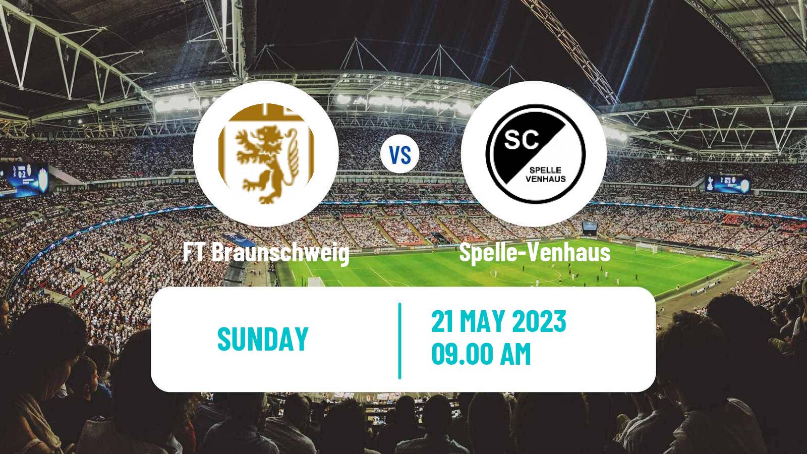 Soccer German Oberliga Niedersachsen FT Braunschweig - Spelle-Venhaus