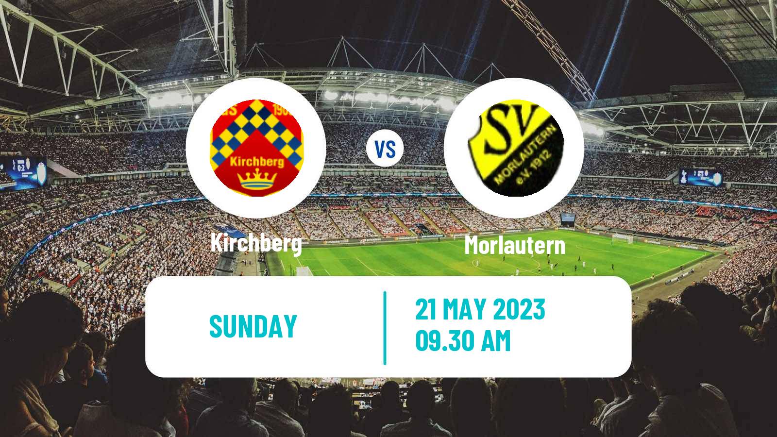 Soccer German Oberliga Rheinland-Pfalz/Saar Kirchberg - Morlautern