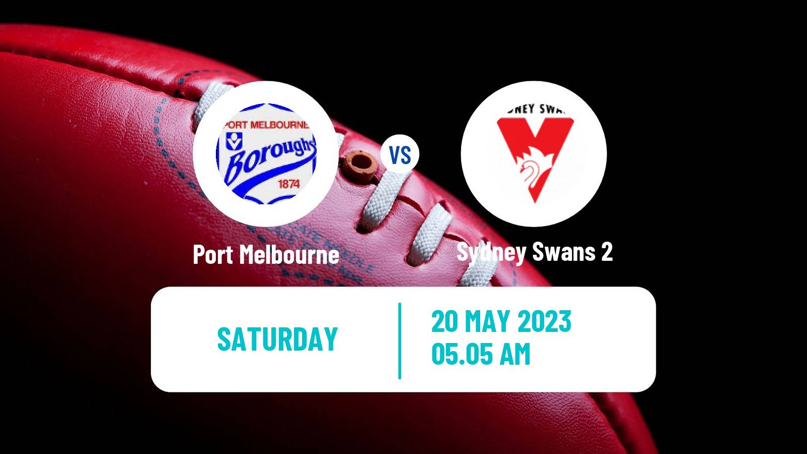 Aussie rules VFL Port Melbourne - Sydney Swans 2