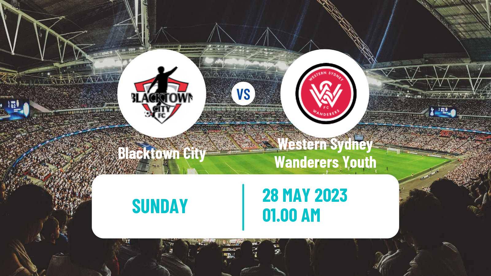 Soccer Australian NPL NSW Blacktown City - Western Sydney Wanderers Youth