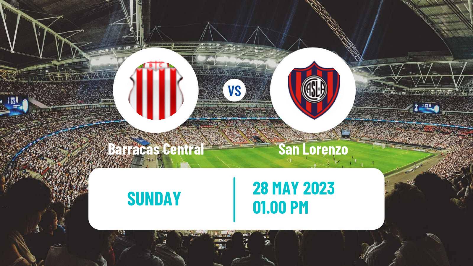Soccer Argentinian Liga Profesional Barracas Central - San Lorenzo