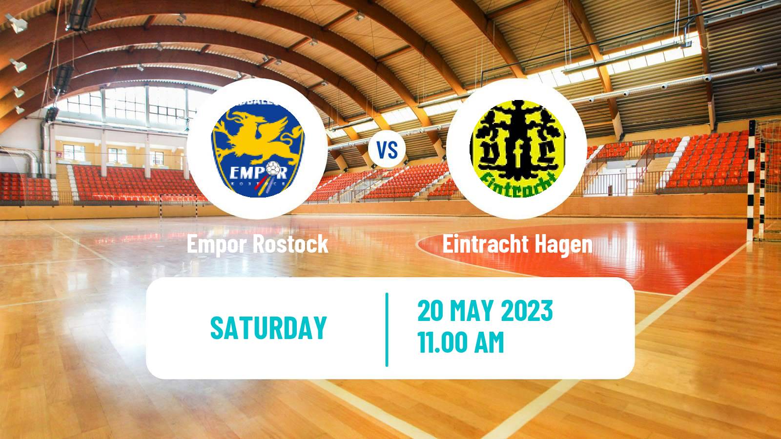 Handball German 2 Bundesliga Handball Empor Rostock - Eintracht Hagen