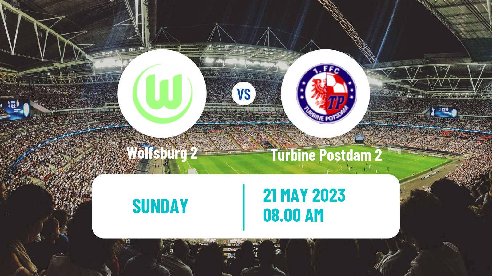 Soccer German 2 Bundesliga Women Wolfsburg 2 - Turbine Postdam 2