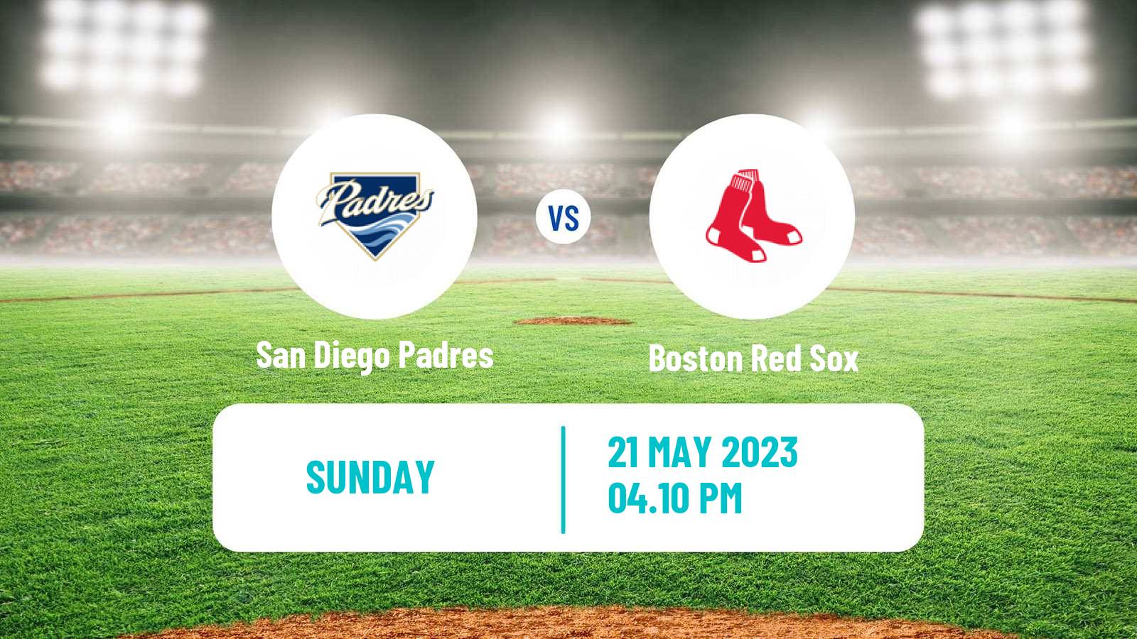 Baseball MLB San Diego Padres - Boston Red Sox