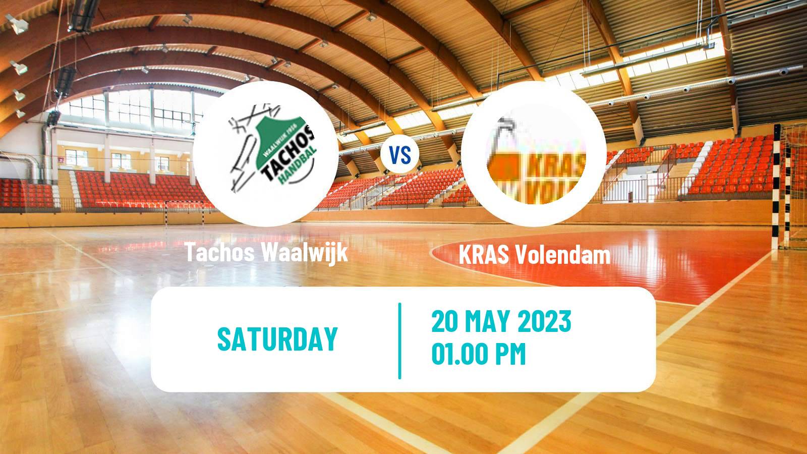 Handball Dutch Handbalnl League Tachos Waalwijk - KRAS Volendam