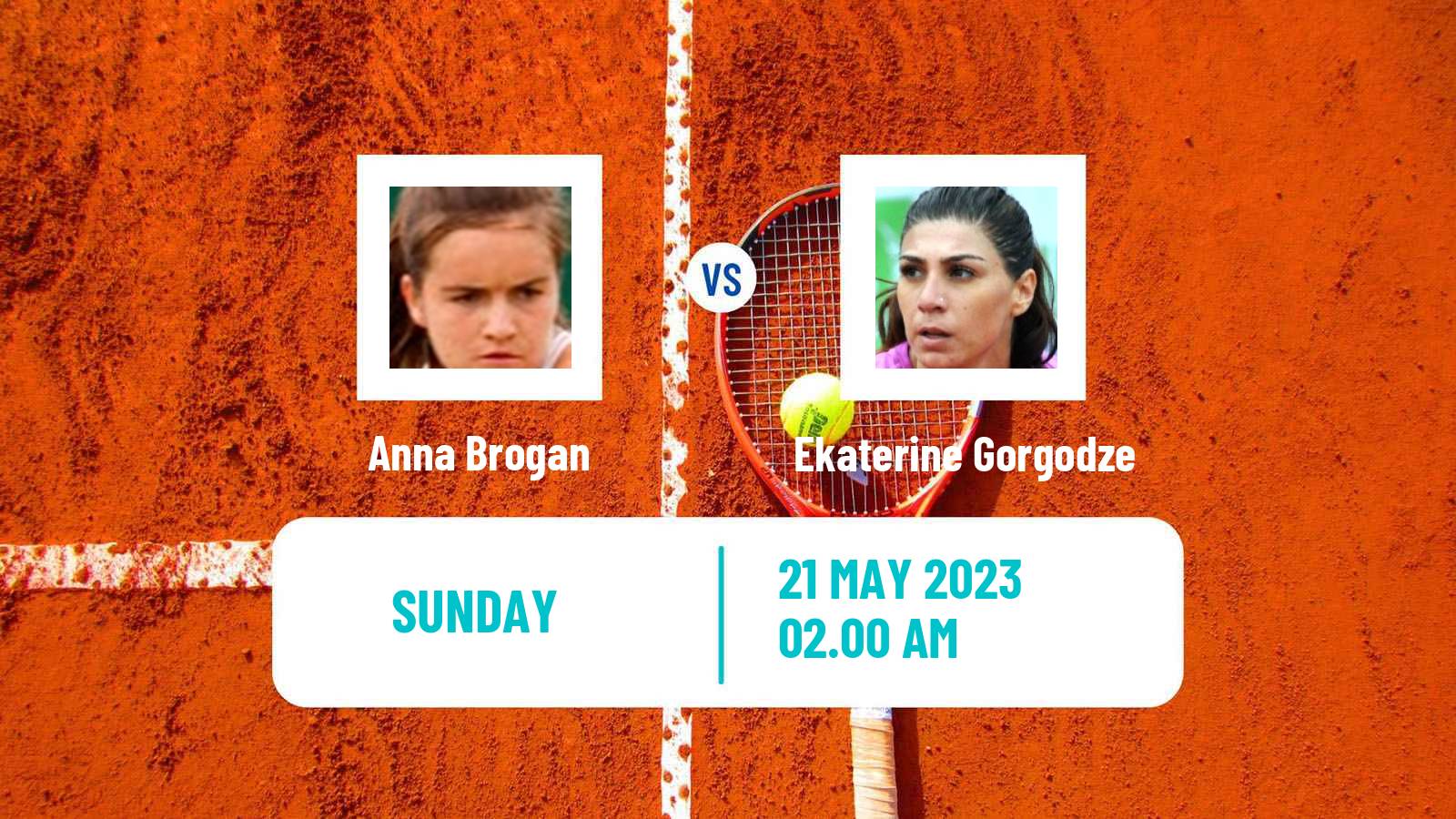 Tennis ITF W25 Kachreti 2 Women Anna Brogan - Ekaterine Gorgodze