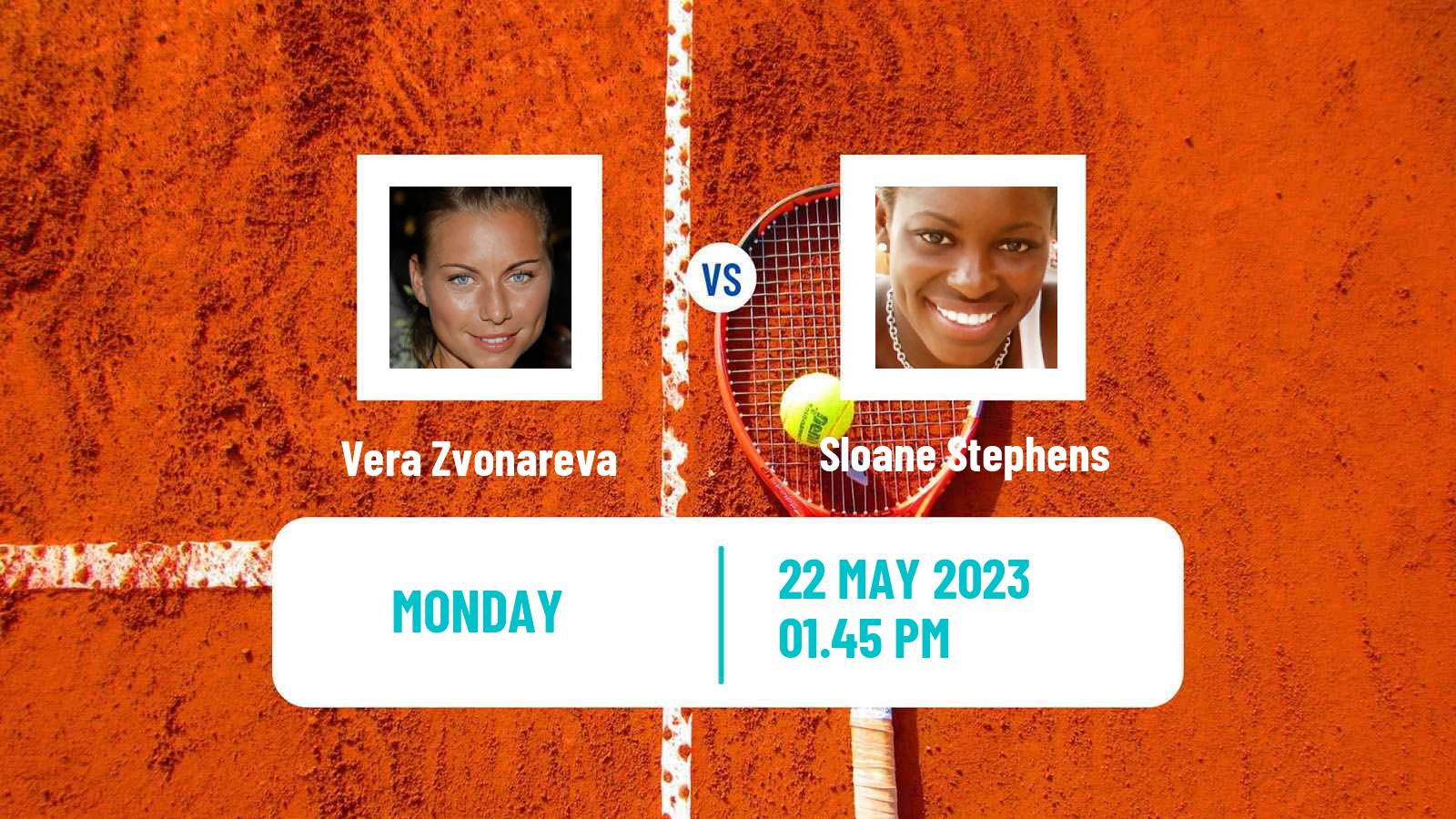 Tennis WTA Rabat Vera Zvonareva - Sloane Stephens