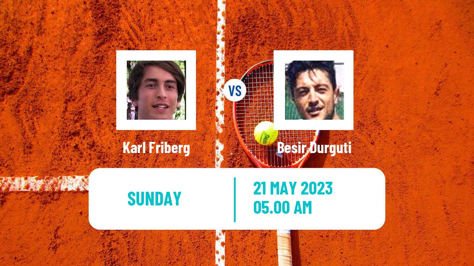 Tennis Skopje Challenger Men Karl Friberg - Besir Durguti