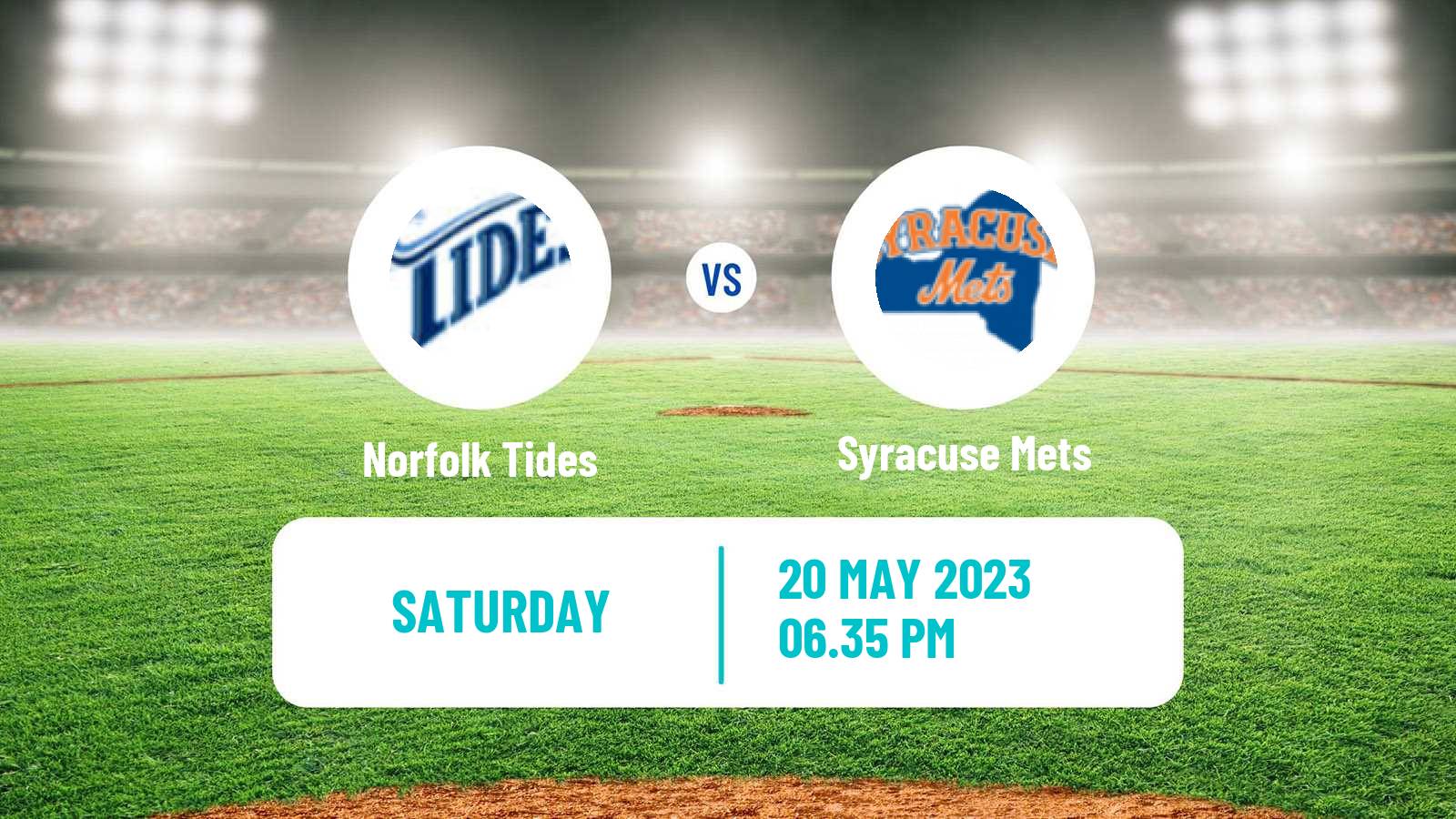 Baseball IL Norfolk Tides - Syracuse Mets