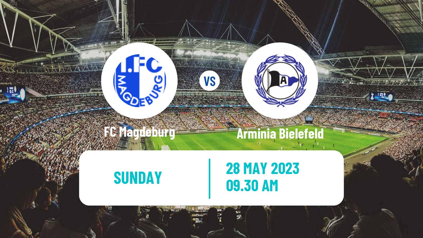 Soccer German 2 Bundesliga Magdeburg - Arminia Bielefeld