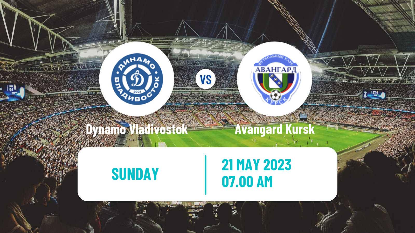 Soccer Russian FNL 2 Group 3 Dynamo Vladivostok - Avangard Kursk
