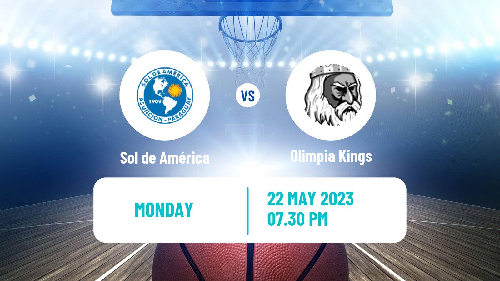 Basketball Paraguayan LNB Basketball Sol de América - Olimpia Kings