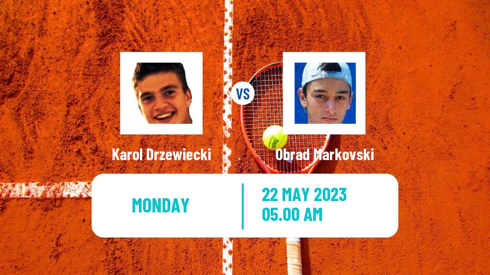 Tennis Skopje Challenger Men Karol Drzewiecki - Obrad Markovski