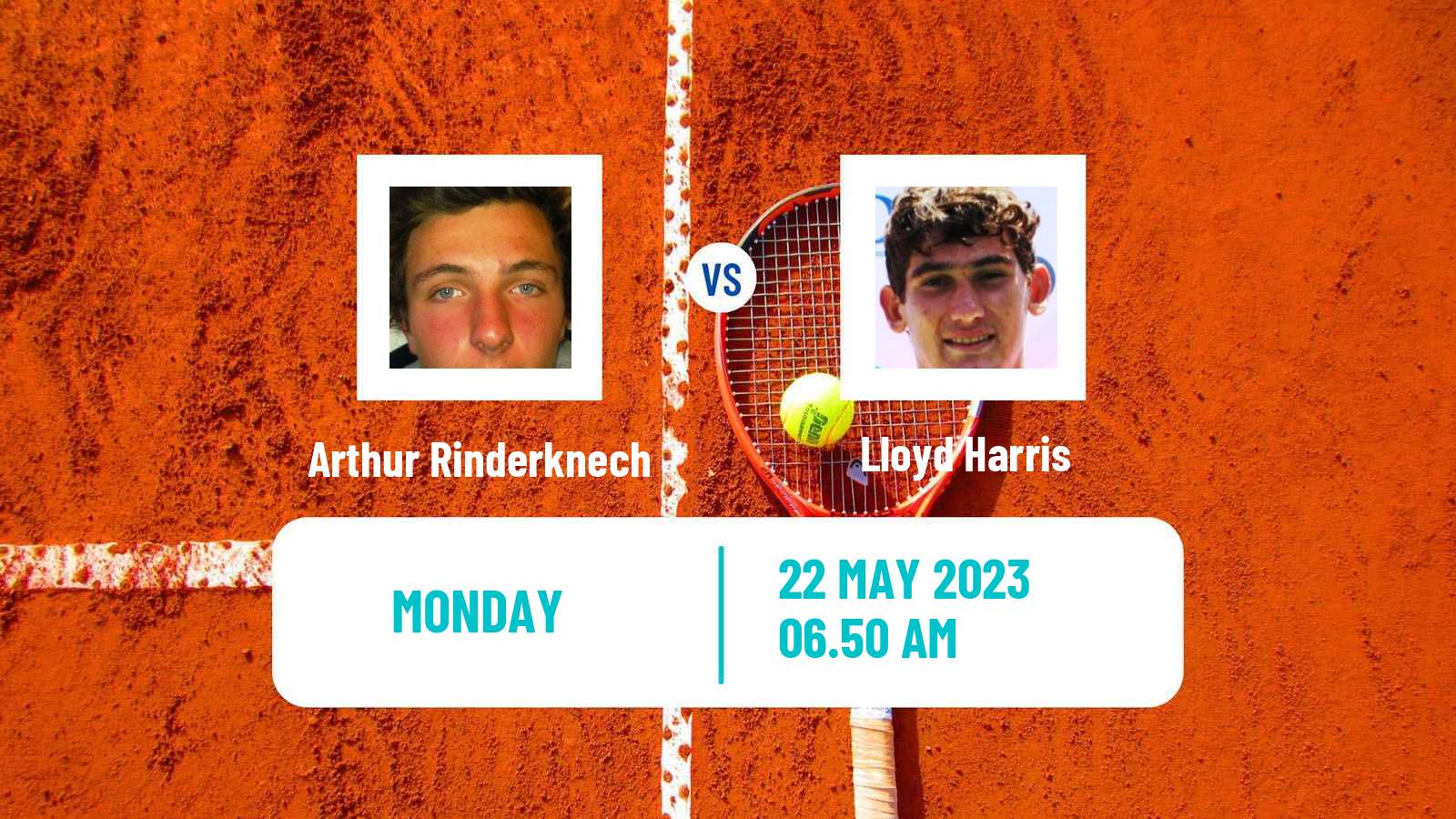 Tennis ATP Lyon Arthur Rinderknech - Lloyd Harris