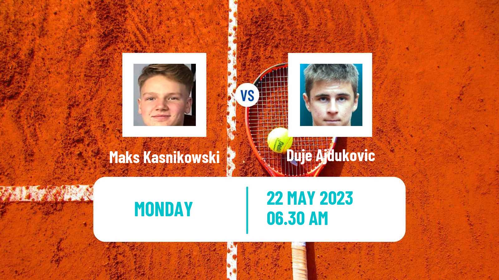 Tennis Skopje Challenger Men Maks Kasnikowski - Duje Ajdukovic