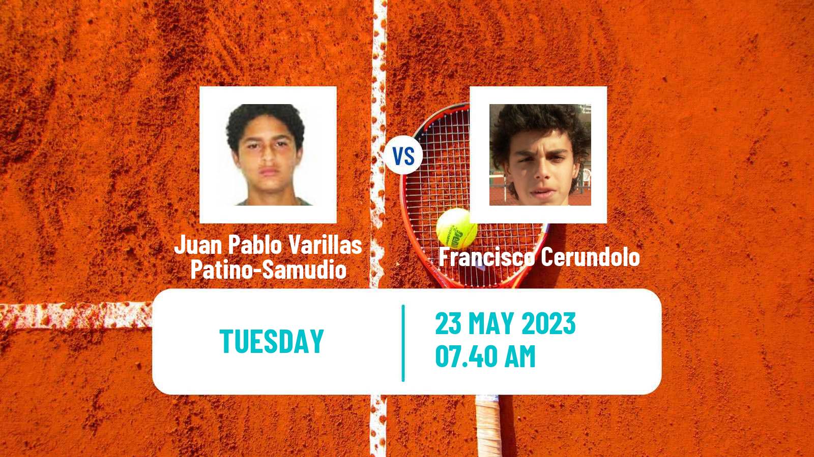 Tennis ATP Lyon Juan Pablo Varillas Patino-Samudio - Francisco Cerundolo