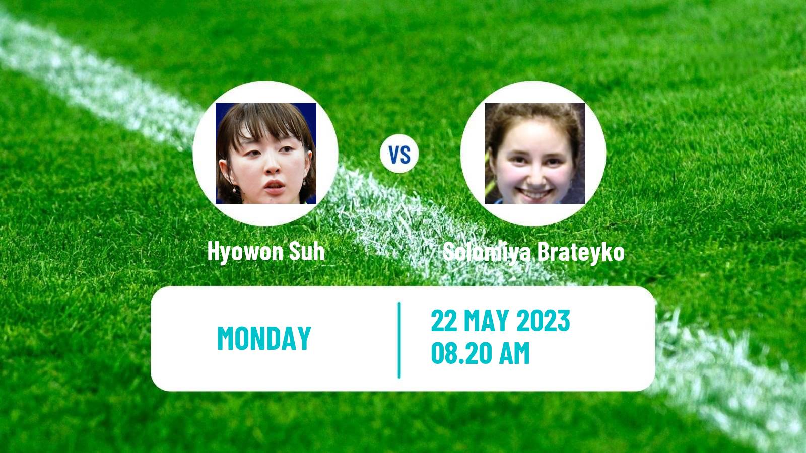 Table tennis World Championships Women Hyowon Suh - Solomiya Brateyko