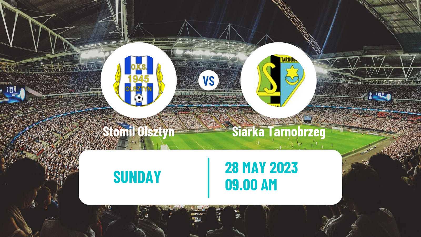 Soccer Polish Division 2 Stomil Olsztyn - Siarka Tarnobrzeg