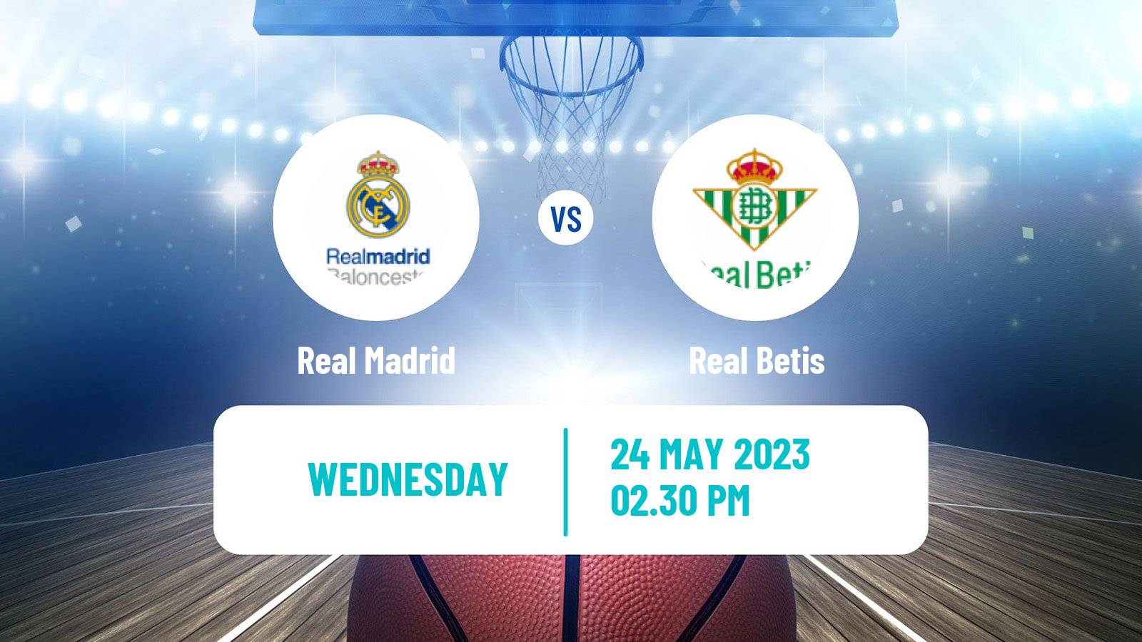Basketball Spanish ACB League Real Madrid - Real Betis