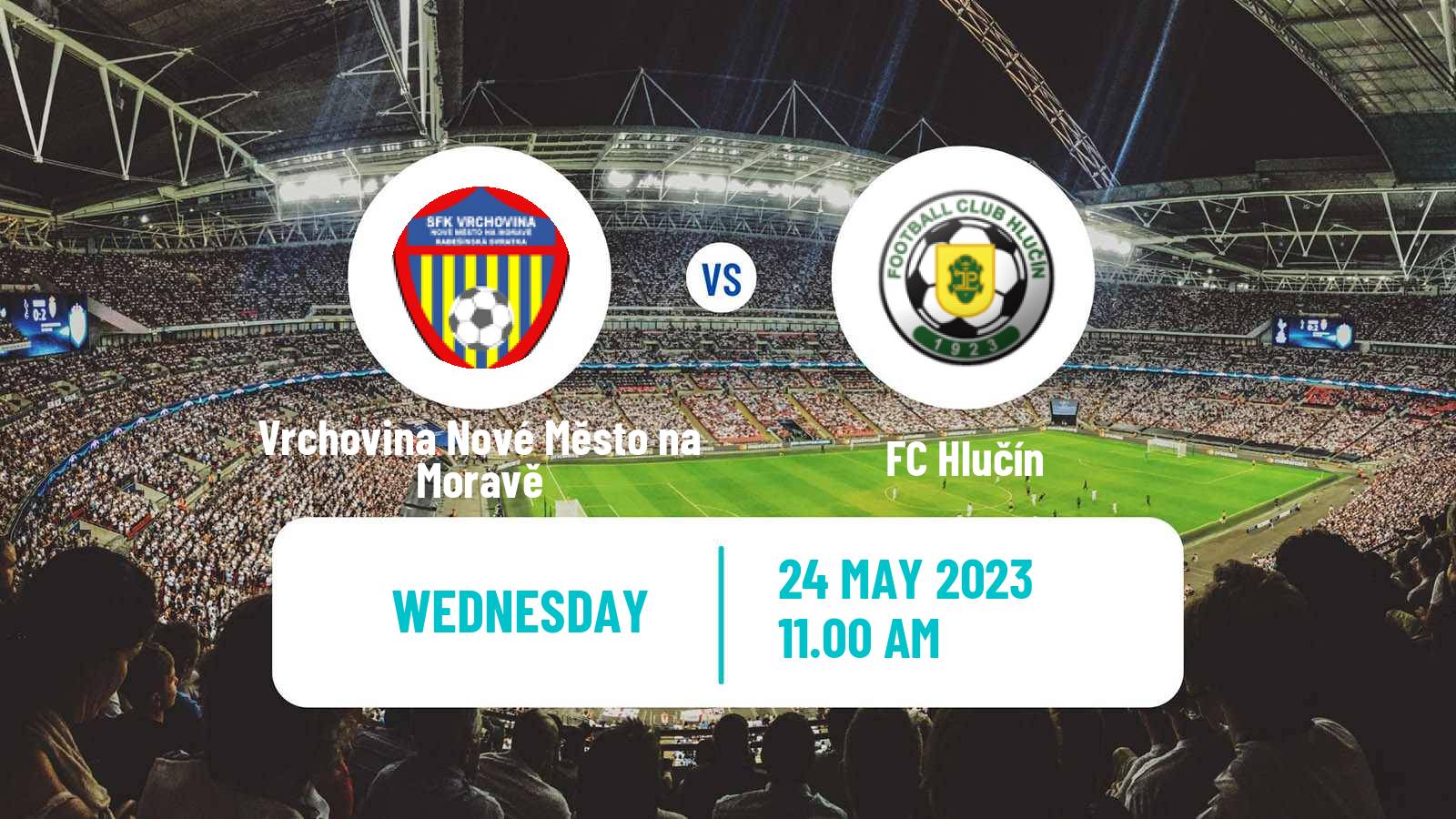 Soccer Czech MSFL Vrchovina Nové Město na Moravě - Hlučín