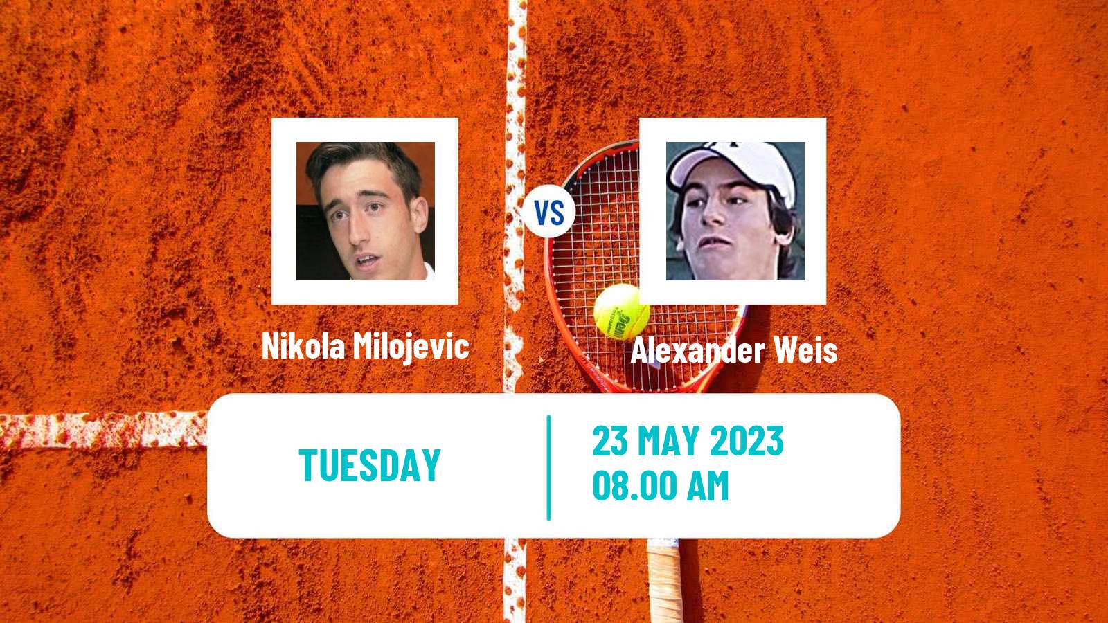 Tennis Skopje Challenger Men Nikola Milojevic - Alexander Weis