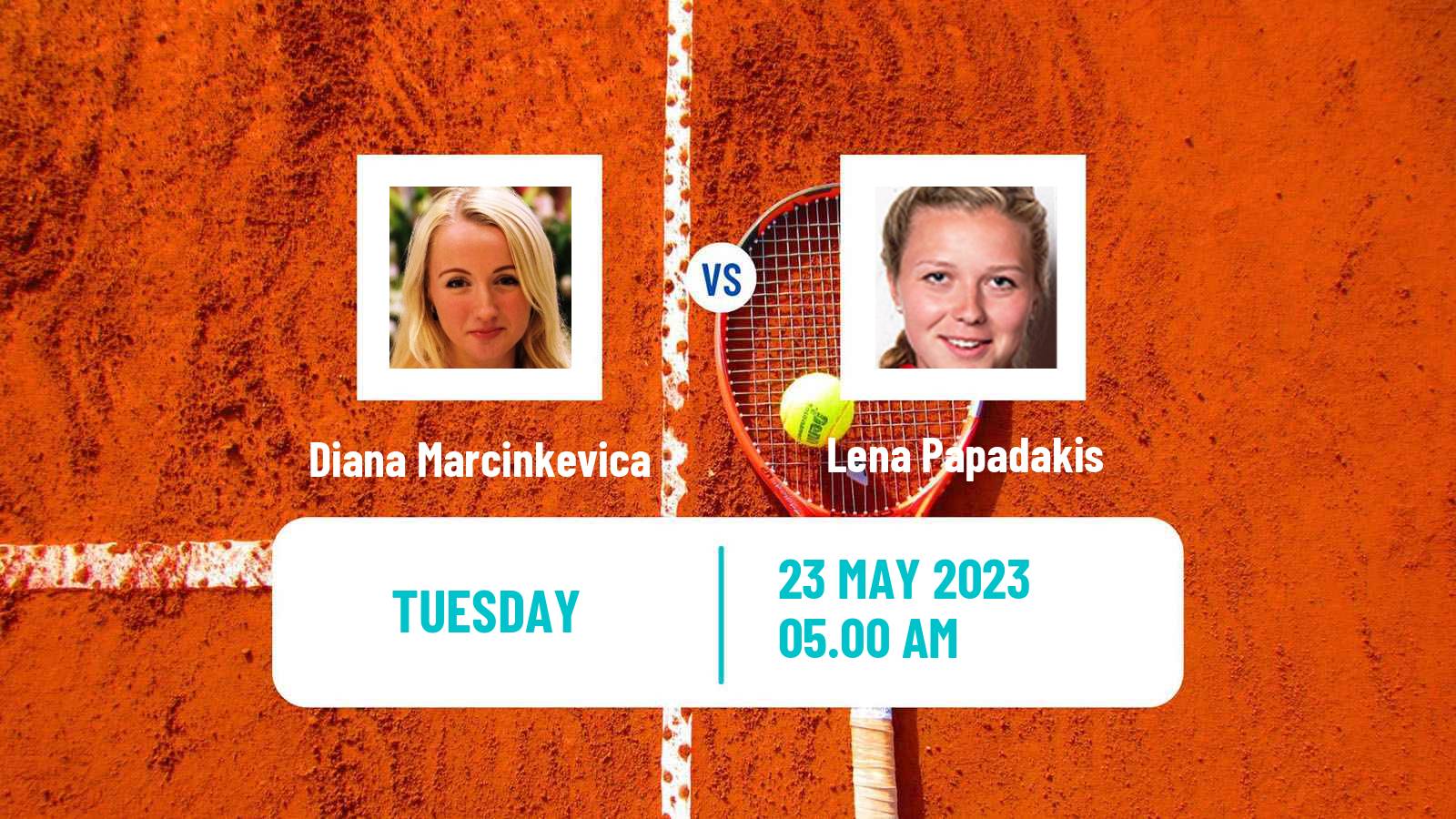 Tennis ITF W25 Warmbad Villach Women Diana Marcinkevica - Lena Papadakis