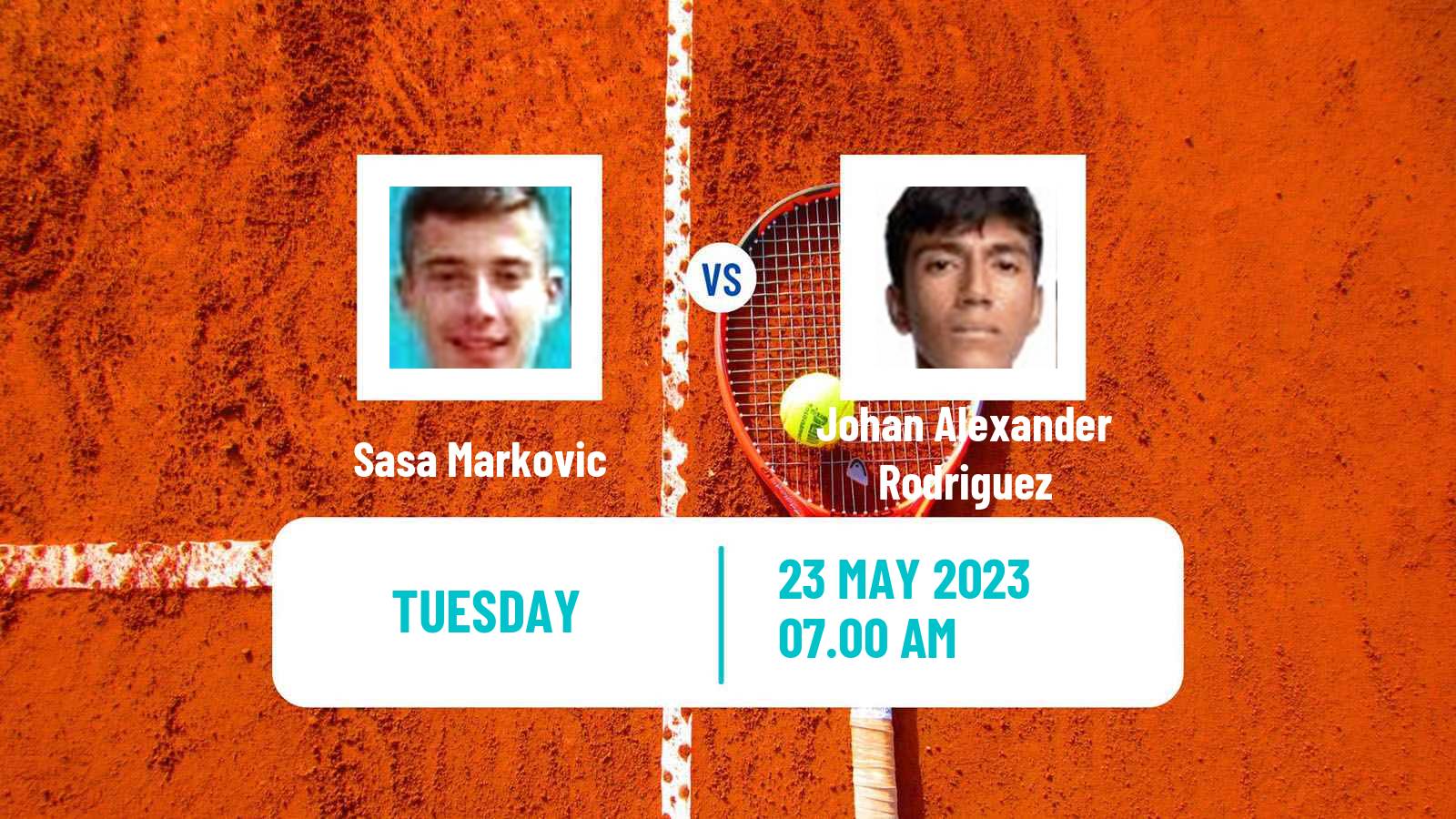 Tennis ITF M15 Kursumlijska Banja 3 Men Sasa Markovic - Johan Alexander Rodriguez