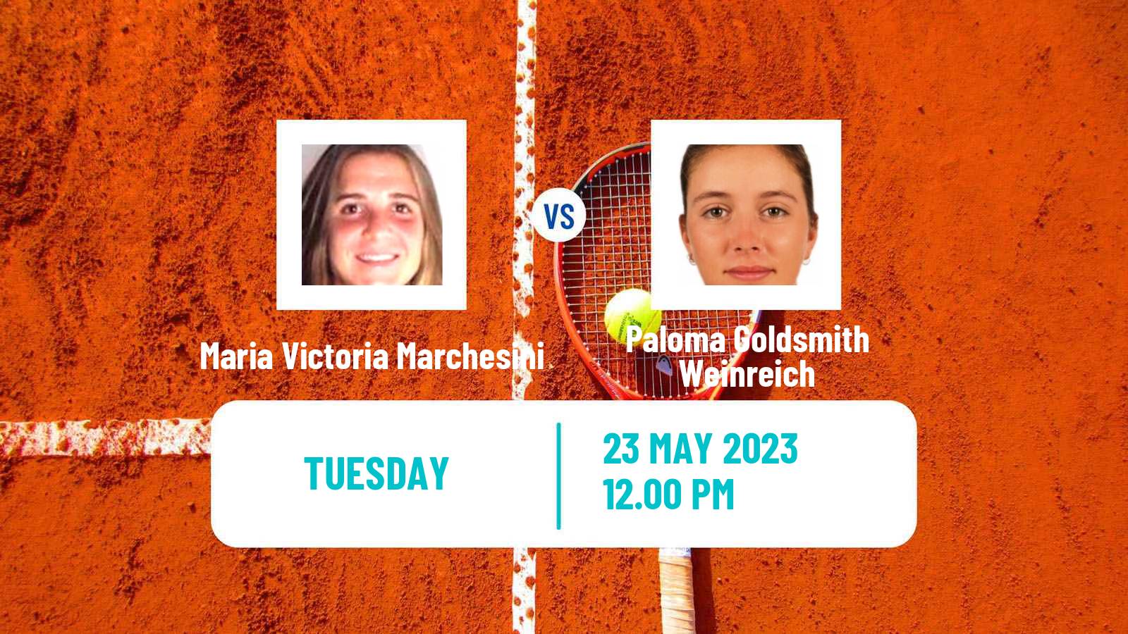 Tennis ITF W15 Recife Women Maria Victoria Marchesini - Paloma Goldsmith Weinreich