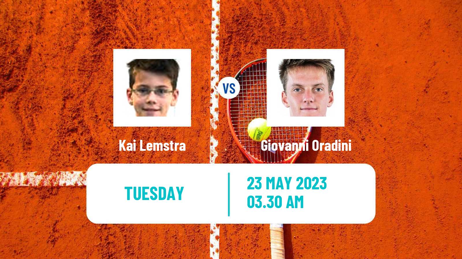 Tennis ITF M15 Warmbad Villach Men Kai Lemstra - Giovanni Oradini