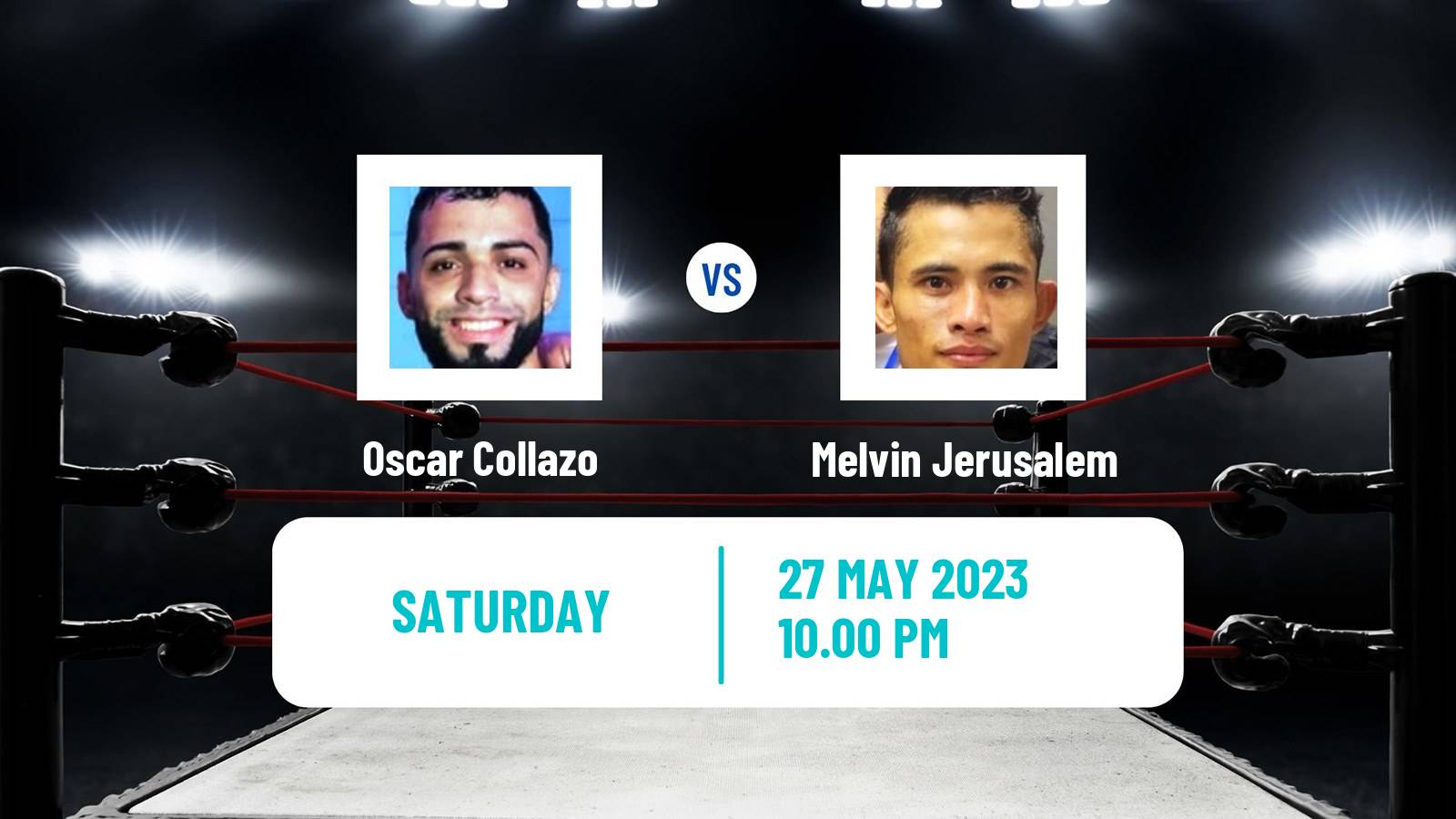 Boxing Minimum WBO Title Men Oscar Collazo - Melvin Jerusalem