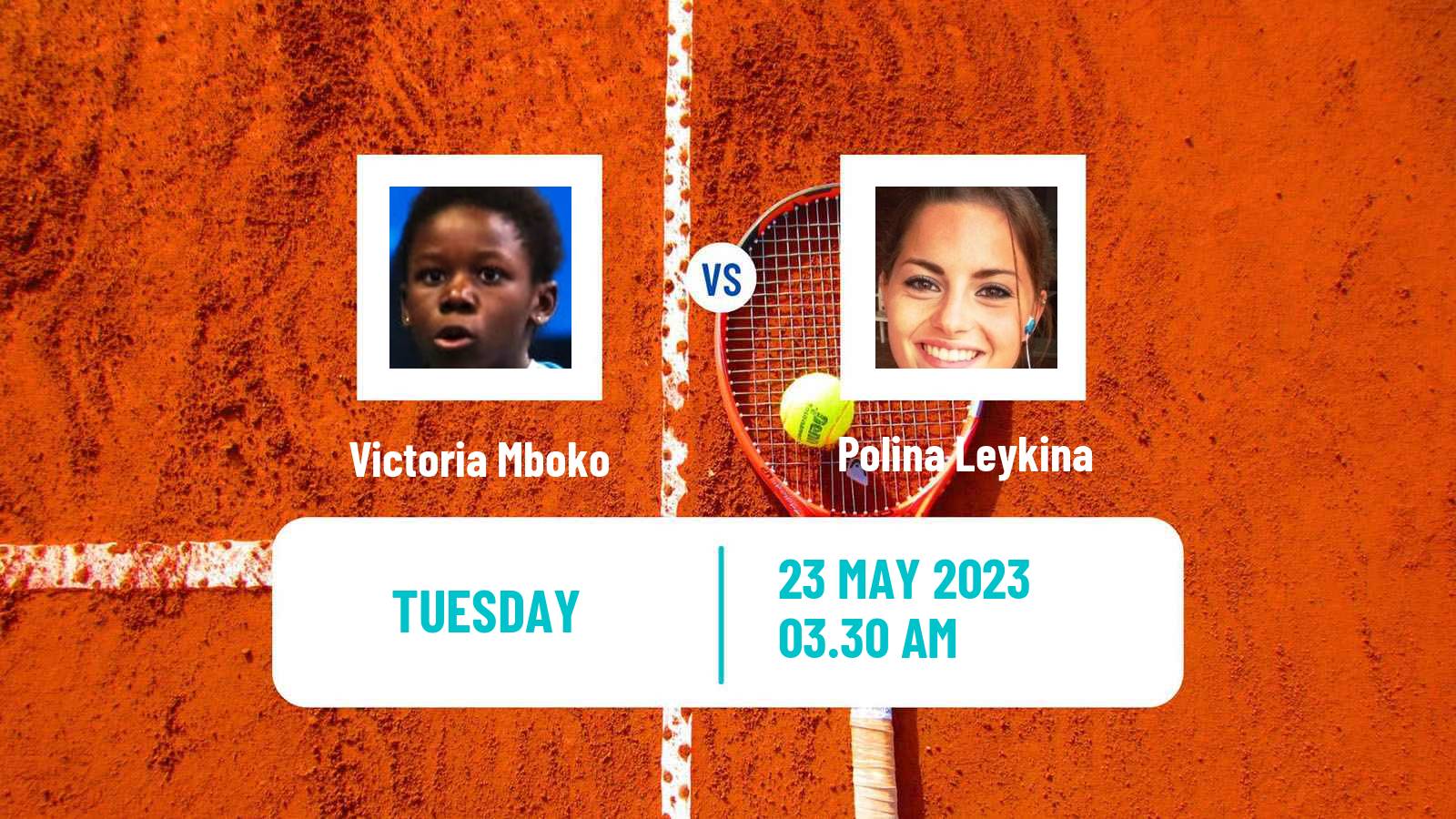 Tennis ITF W25 Warmbad Villach Women Victoria Mboko - Polina Leykina