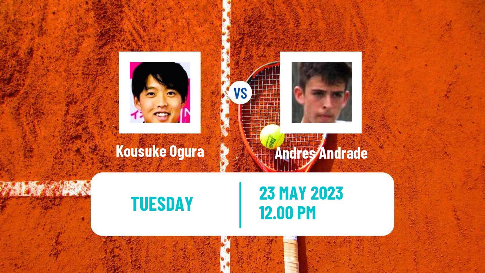 Tennis ITF M15 Tabasco Men Kousuke Ogura - Andres Andrade