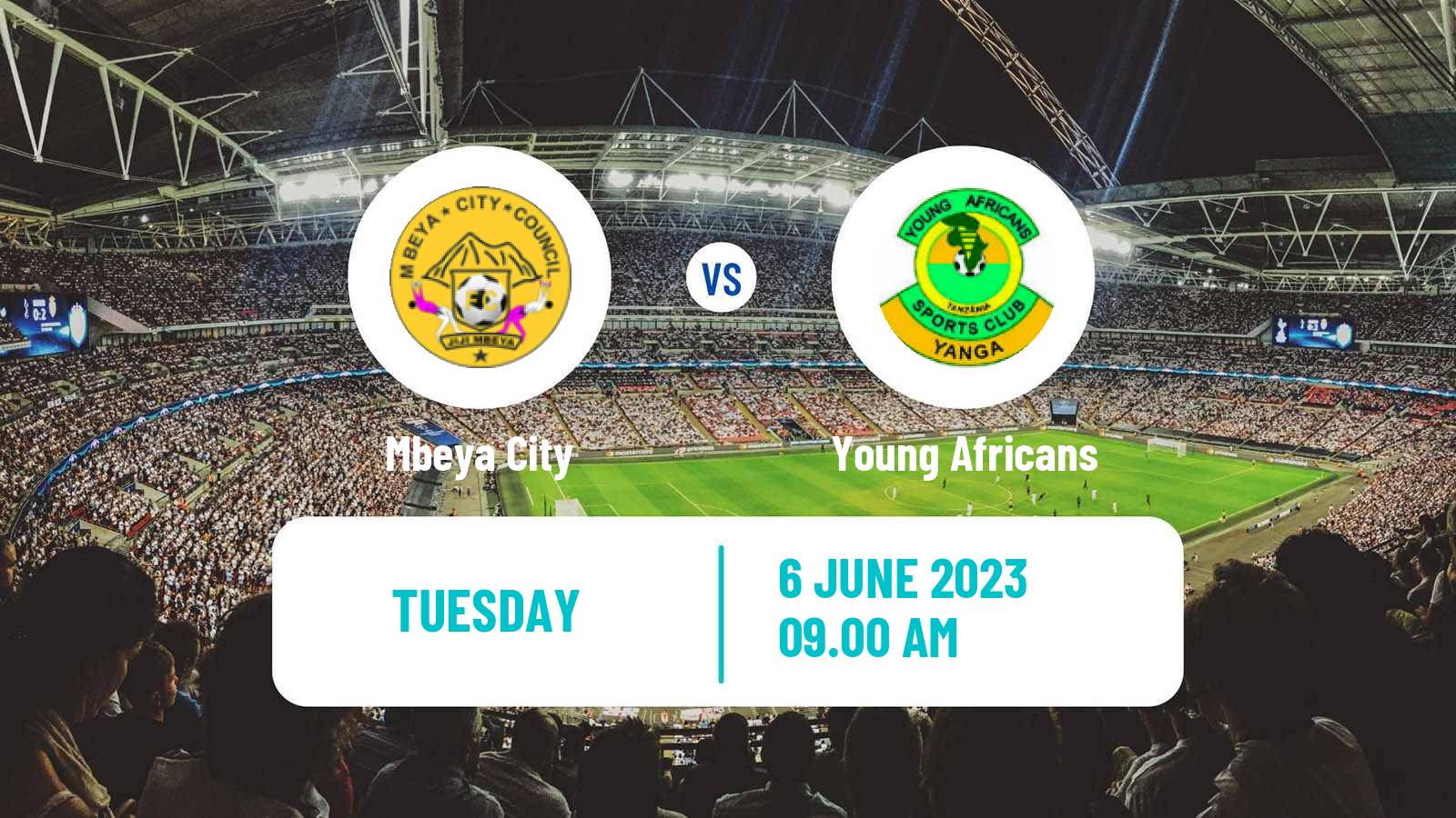 Soccer Tanzanian Premier League Mbeya City - Young Africans