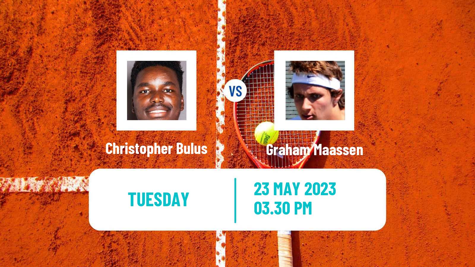 Tennis ITF M15 Tabasco Men Christopher Bulus - Graham Maassen