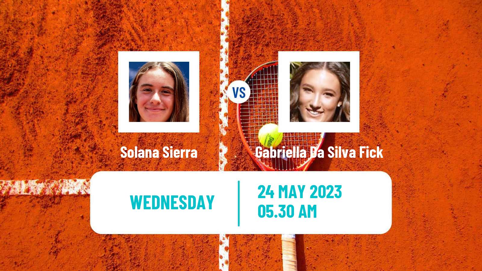 Tennis ITF W15 Malaga Women Solana Sierra - Gabriella Da Silva Fick