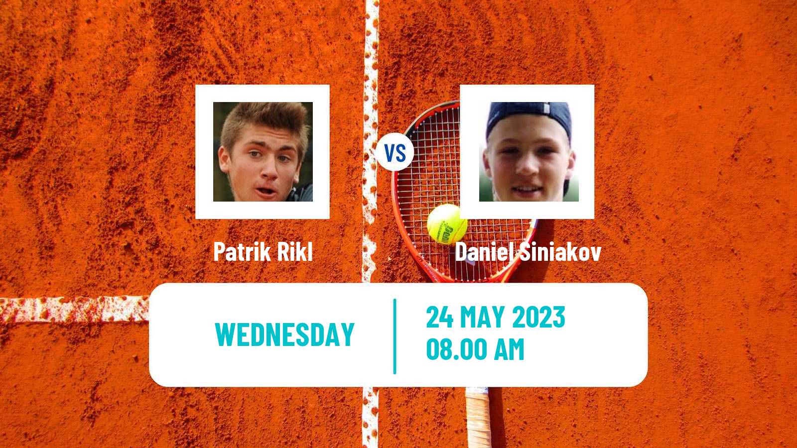 Tennis ITF M25 Most Men Patrik Rikl - Daniel Siniakov