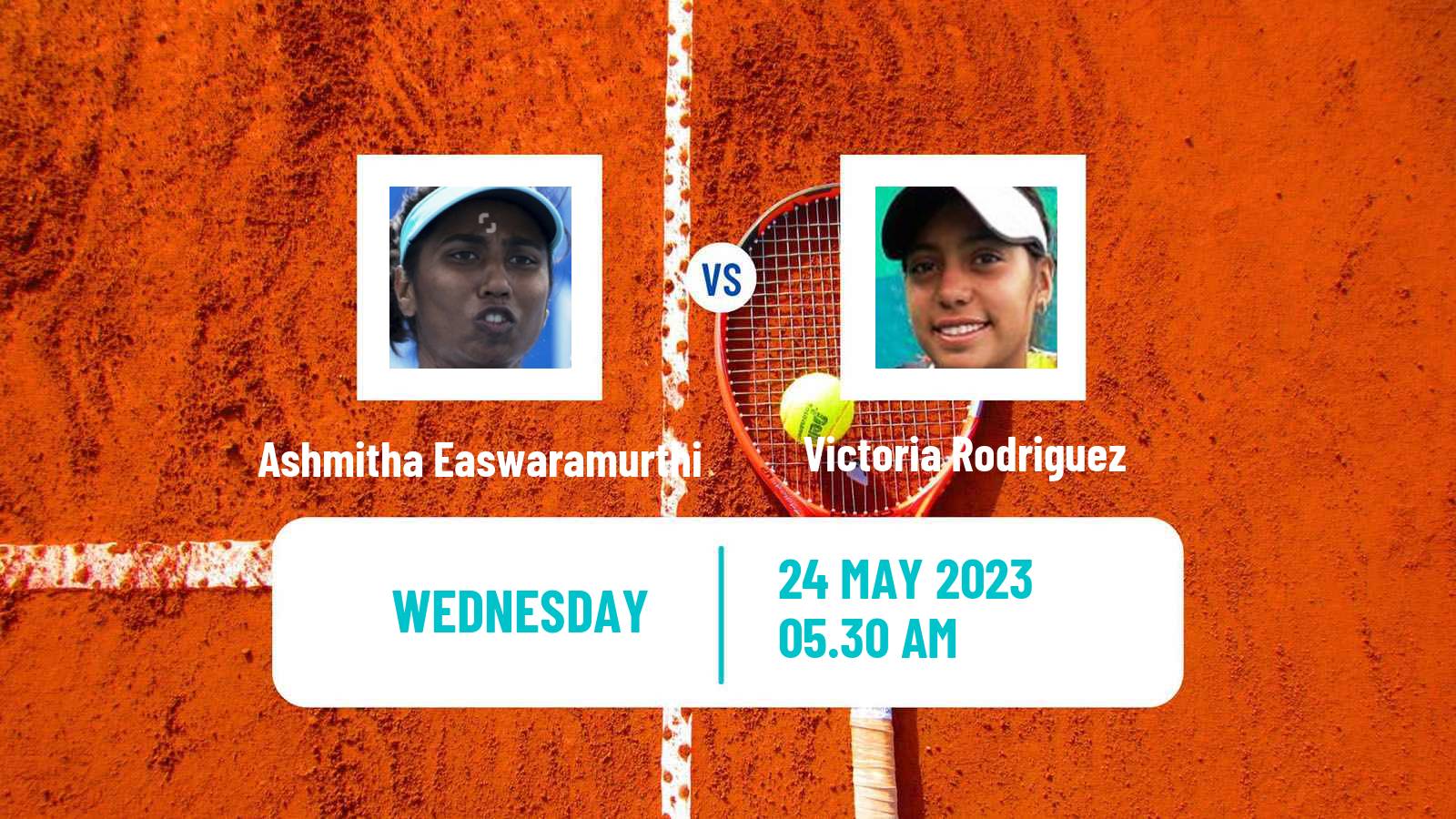 Tennis ITF W15 Malaga Women Ashmitha Easwaramurthi - Victoria Rodriguez