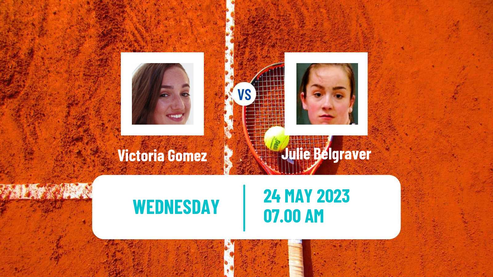 Tennis ITF W15 Malaga Women Victoria Gomez - Julie Belgraver