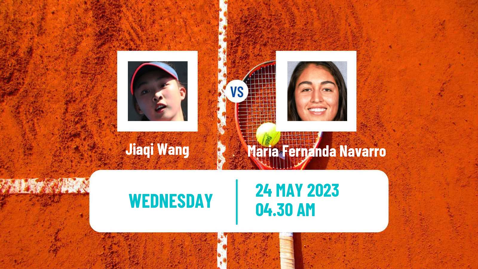 Tennis ITF W25 Monastir 3 Women Jiaqi Wang - Maria Fernanda Navarro