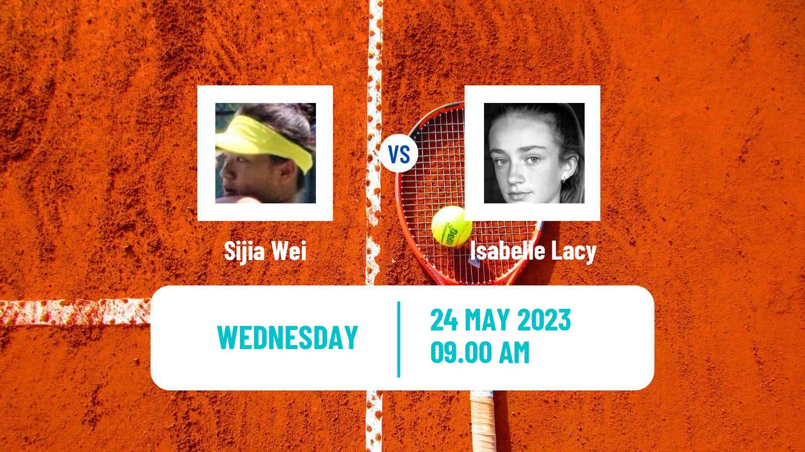 Tennis ITF W25 Monastir 3 Women Sijia Wei - Isabelle Lacy