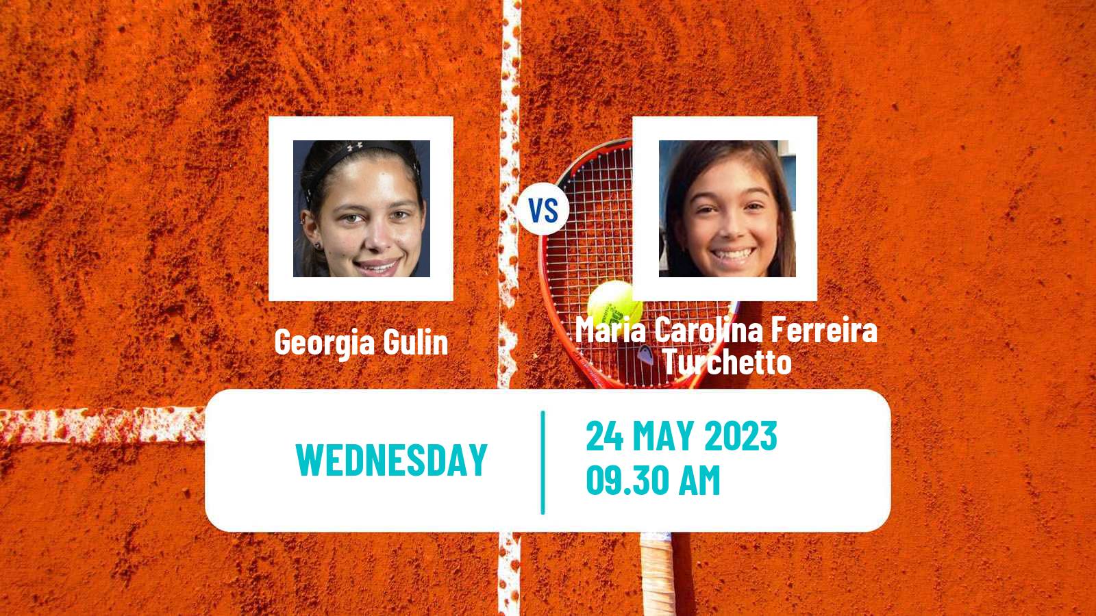 Tennis ITF W15 Recife Women Georgia Gulin - Maria Carolina Ferreira Turchetto