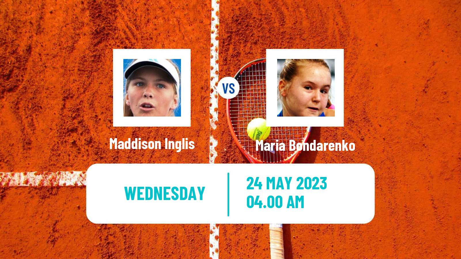 Tennis ITF W40 Otocec Women Maddison Inglis - Maria Bondarenko