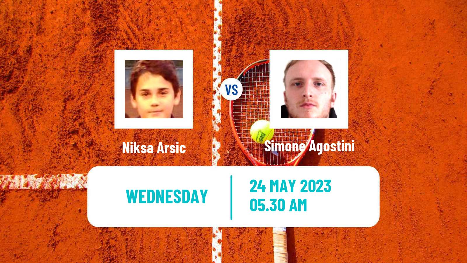 Tennis ITF M15 Kursumlijska Banja 3 Men Niksa Arsic - Simone Agostini