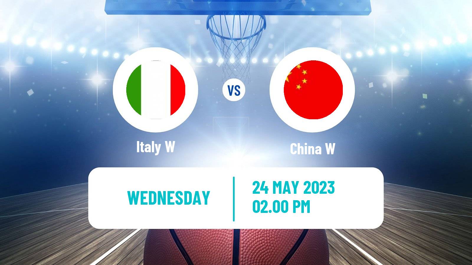 Basketball Friendly International Basketball Women Italy W - China W