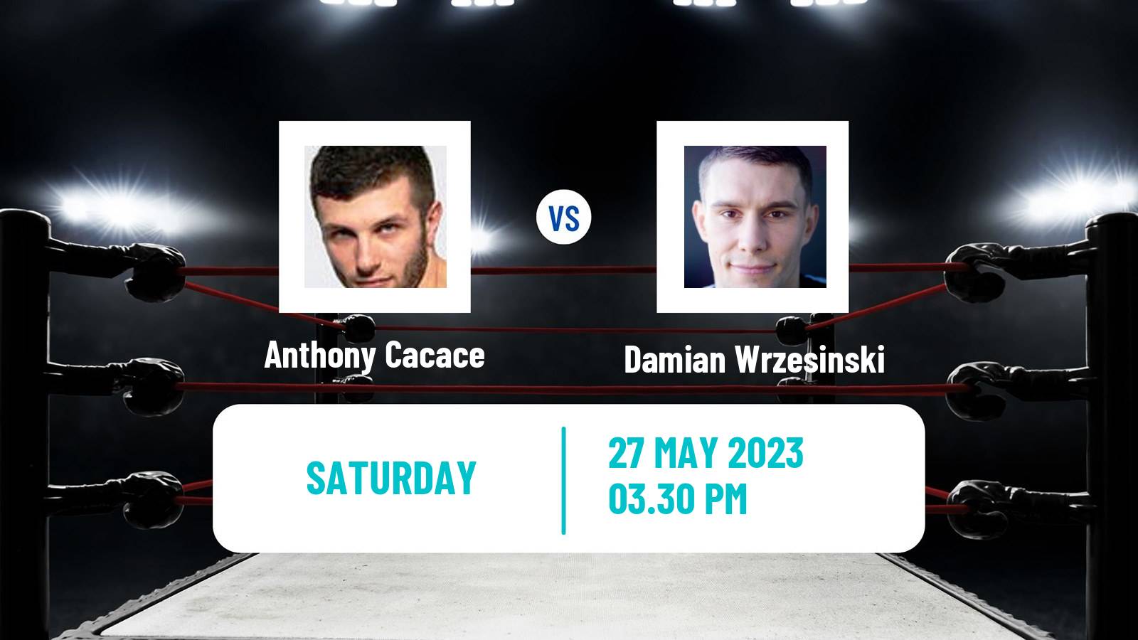 Boxing Super Featherweight IBO Title Men Anthony Cacace - Damian Wrzesinski
