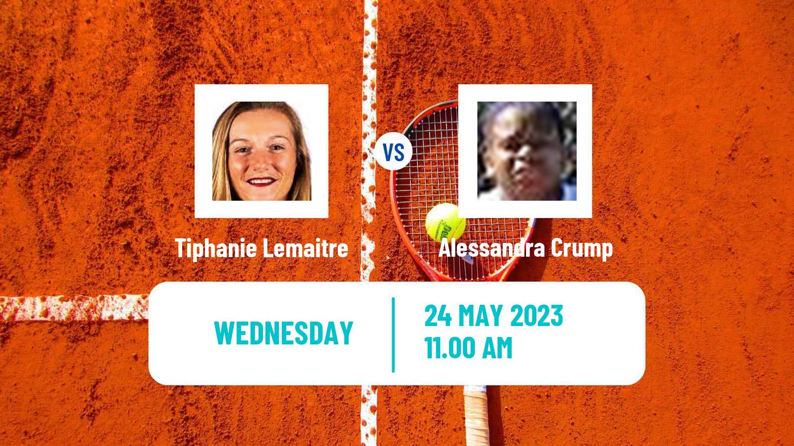 Tennis ITF W15 Huntsville Al Women Tiphanie Lemaitre - Alessandra Crump