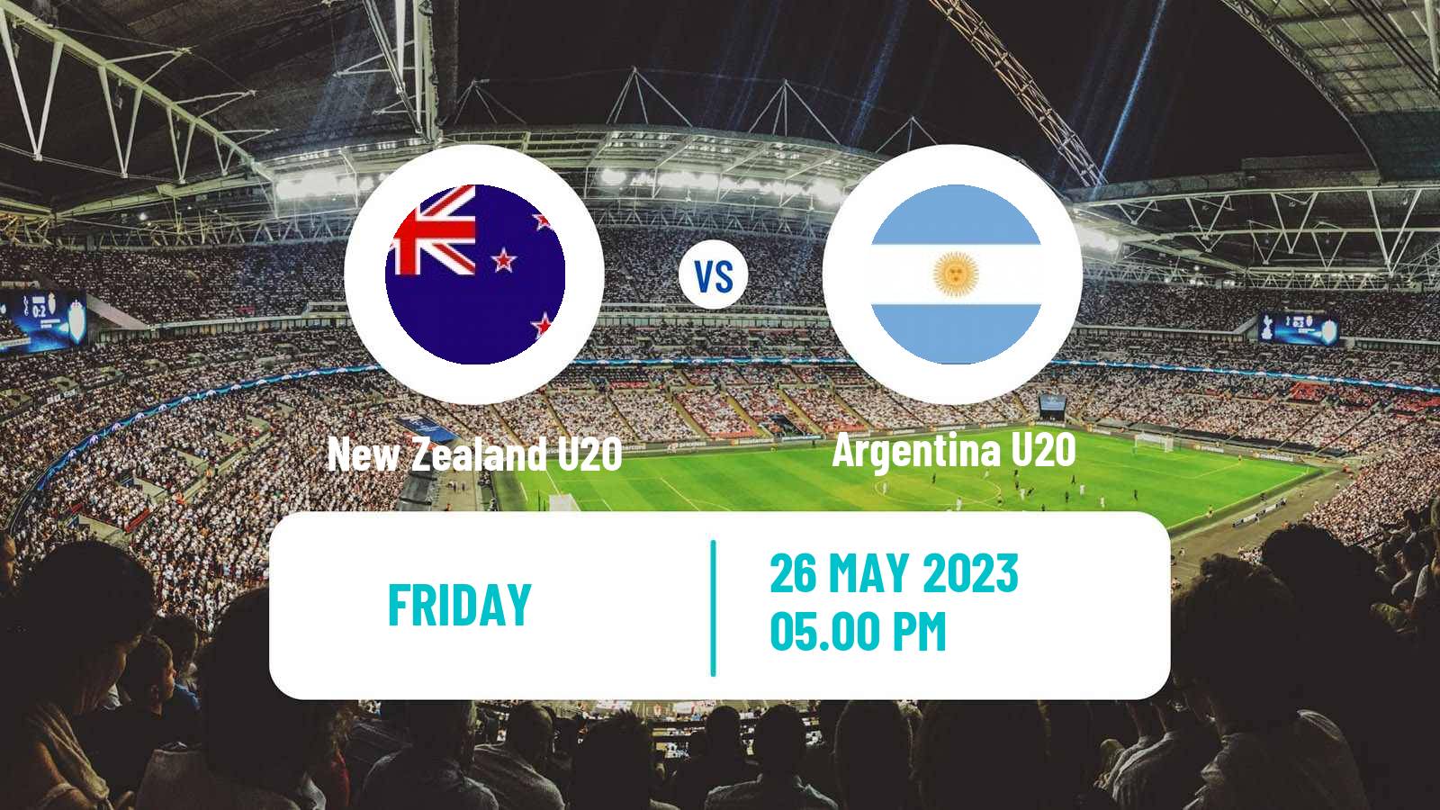 Soccer FIFA World Cup U20 New Zealand U20 - Argentina U20