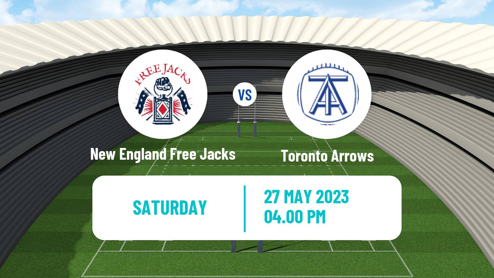 Rugby union USA Major League Rugby New England Free Jacks - Toronto Arrows