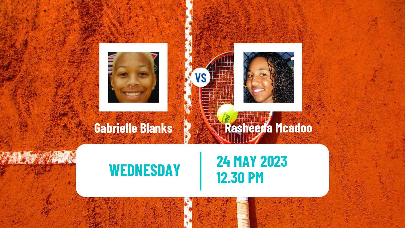 Tennis ITF W15 Huntsville Al Women Gabrielle Blanks - Rasheeda Mcadoo