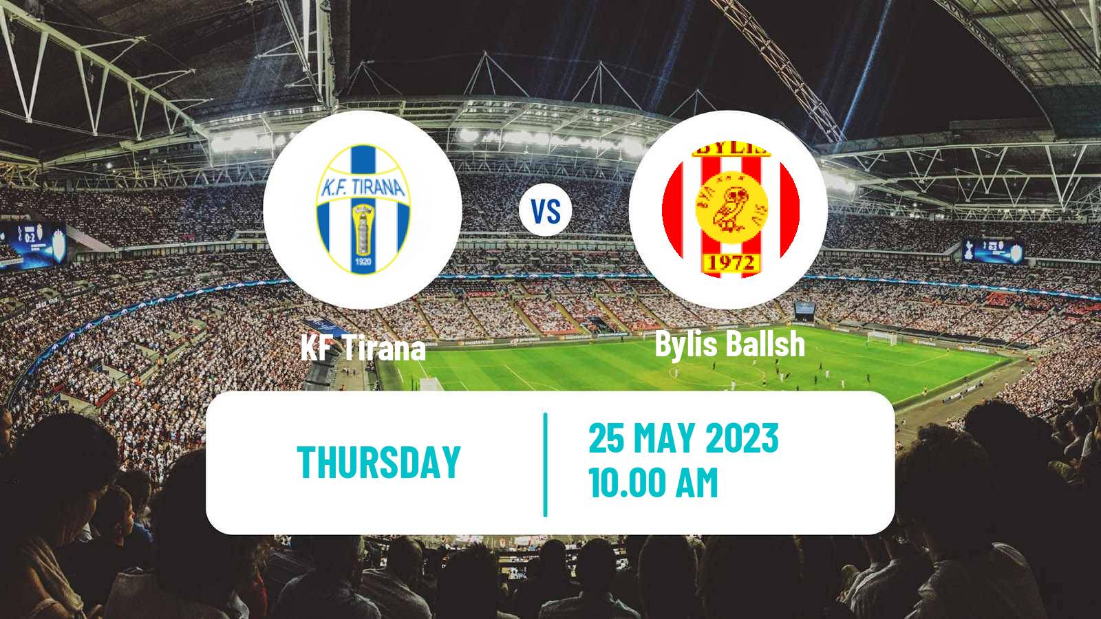 Soccer Albanian Super League Tirana - Bylis Ballsh